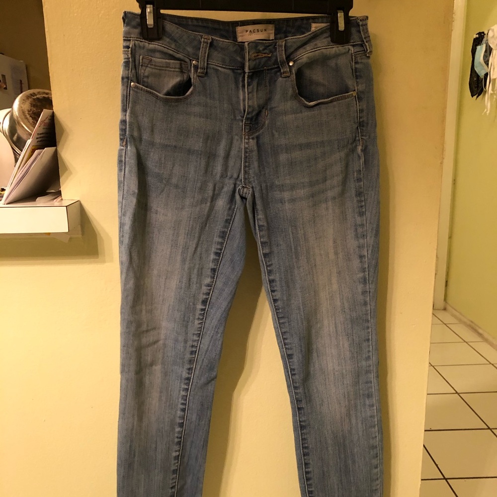 Pacific Sunwear Low Rose Skinniest Jeans Size 25